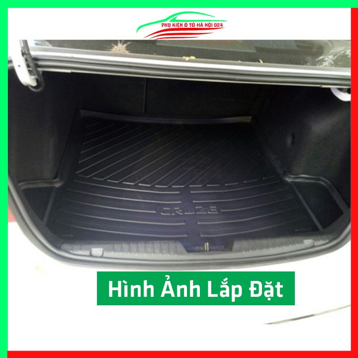 Thảm nhựa lót cốp Cruze 2009-2022 nhựa dẻo dày dặn đàn hồi tốt