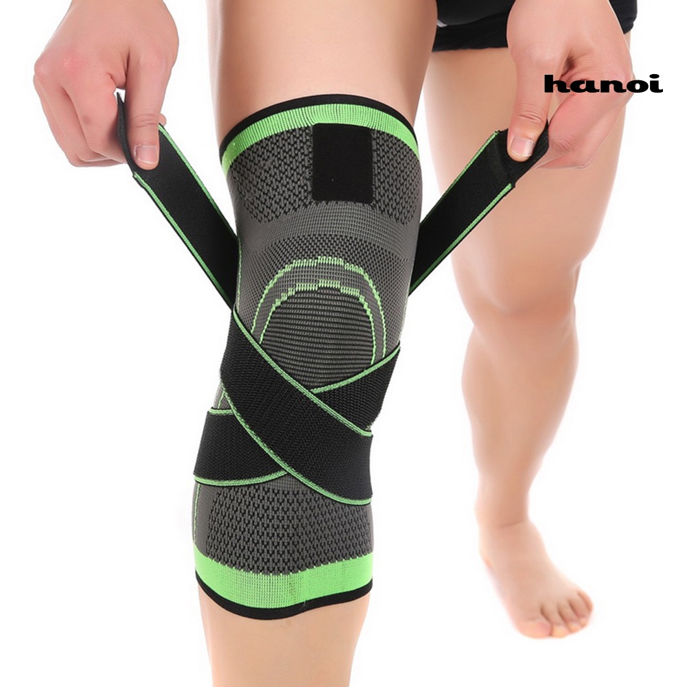(Hàng Mới Về) 1 Đai Quấn Đầu Gối Hỗ Trợ Giảm Đau Khớp Khi Chơi Thể Thao