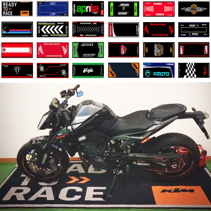 Thảm Lót Xe Máy Chống Trượt Phù Hợp Cho Honda Kawasaki Yamaha BMW