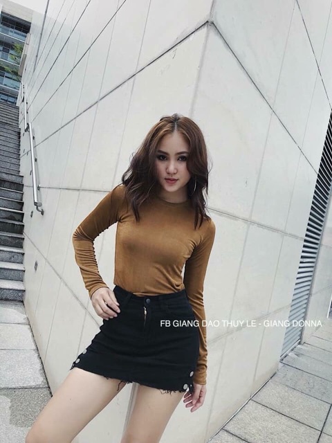 Chân váy kaki mẫu mới có nút hông- hình thật kèm clip chính chủ | BigBuy360 - bigbuy360.vn