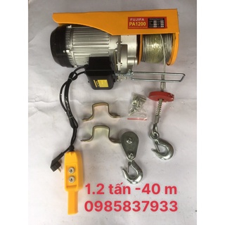 Tời điện 1.2 tấn 40 m tiêu chuẩn Nhật dùng nâng hạ các thiết bị nhanh an toàn hiệu quả