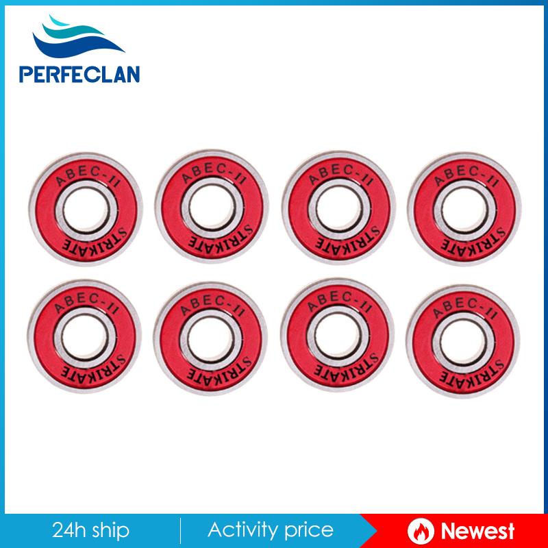 Bộ 8 Vòng Bi Ván Trượt ABEC 11 608 2RS Có Vòng Đệm Chuyên Dụng