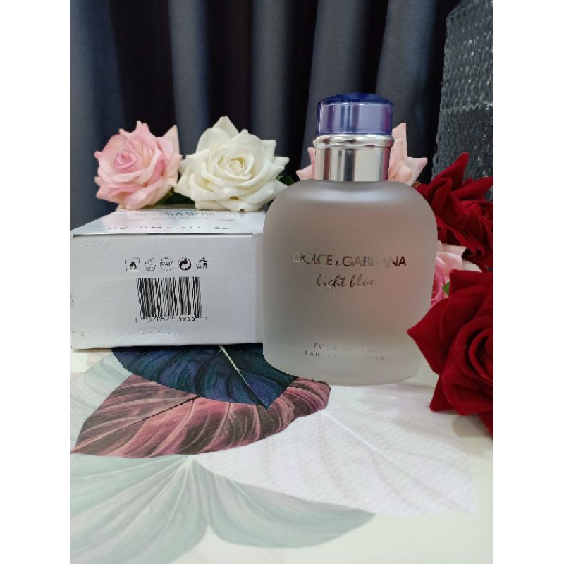 Nước hoa Tester Dolce & Gabbana Light Blue Pour Homme  Full 125ml Auth 💯%