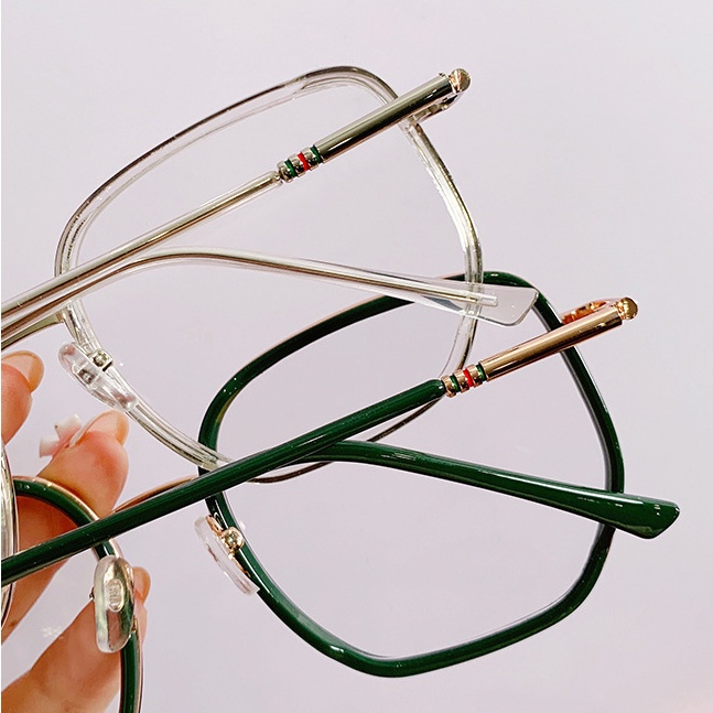 【0-600°Mắt Kính Gọng Kim Loại Chống Bức Xạ Dành Cho Nam Và Nữ