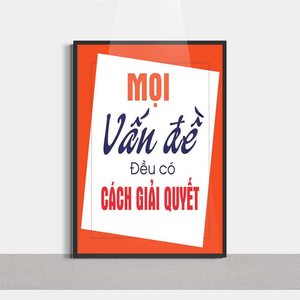 🔥Deal Sốc🔥 15 Tranh Động Lực - Tranh Slogan Trang Trí Văn Phòng - Nhận Thiết Kế Tranh Canvas Theo Yêu Cầu CV-094