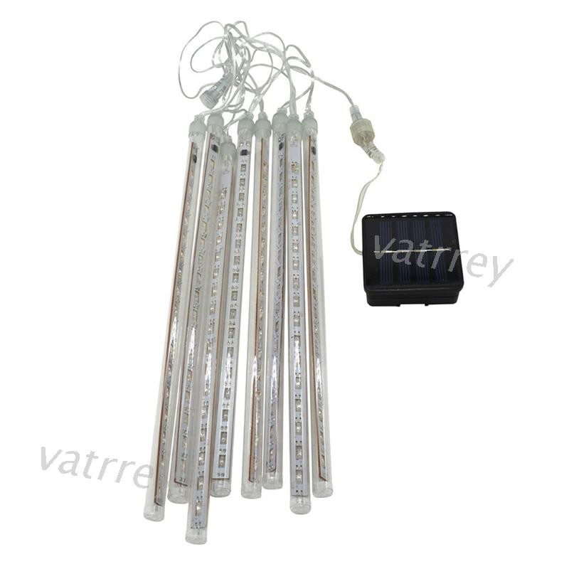 Đèn mưa sao băng LED năng lượng mặt trời 8 ống 30cm