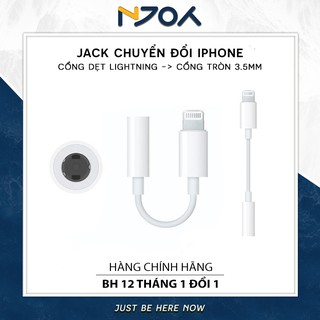 Dây chuyển đổi tai nghe iphone, cáp lightning to 3.5, cáp chuyển 3.5 sang lightning, giắc chuyển đổi tai nghe