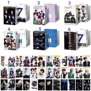 6 mẫu Lomo card BTS Map of the soul 7 hộp thẻ ảnh nhóm BTS cực đẹp