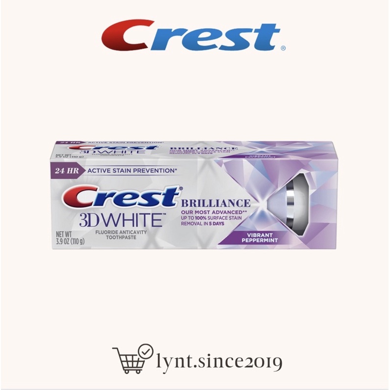 Kem đánh răng Crest 3D White Brilliance 110g