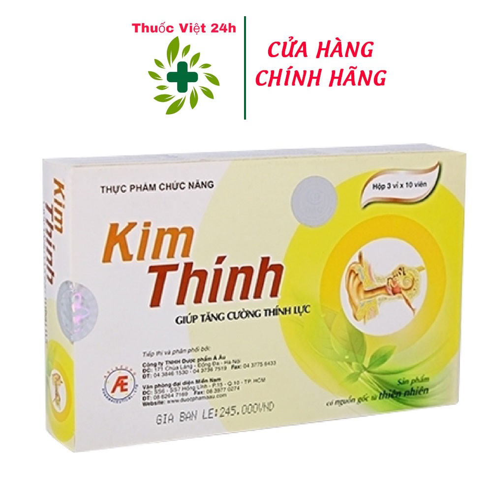 Kim thính - Hỗ trợ giảm thiểu các triệu chứng ù tai và suy giảm thính lực