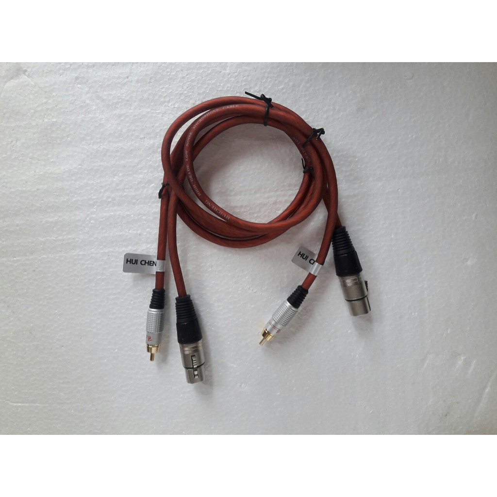 Combo 2 dây Canon chất liệu vật liệu cao cấp, đảm bảo cho tín hiệu truyền đi hoàn hảo,Các dầu dây kết nối chắc chắn