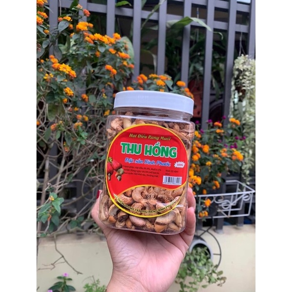 Hạt điều rang muối Thu Hồng tỉnh Bình Phước 55k/ 1 lọ 500gr