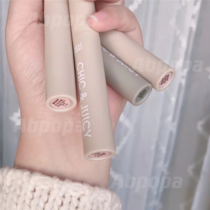 Abpopa XIXI® Son Lì Mềm Mượt Kháng Nước Lâu Trôi Dưỡng Ẩm Mềm Mịn Như Nhung