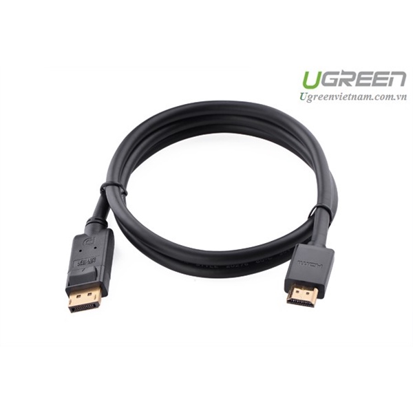 Cáp Displayport to HDMI 1,5M Ugreen 10239 cao cấp có hỏa tốc