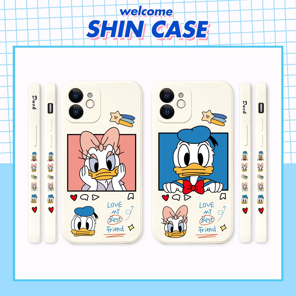 Ốp lưng iphone Donal cạnh vuông in hình viền 6/6plus/6s/6splus/7/7plus/8/8plus/x/xr/xs/11/12/13/pro/max/plus/promax/mini