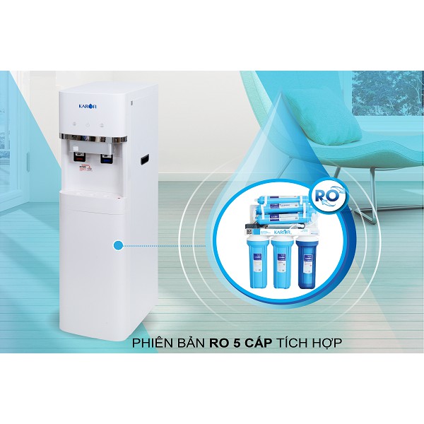 Máy lọc nước nóng , lạnh tinh khiết KAROFI HC300RO , công nghệ làm lạnh Block ( Xuất sứ Việt Nam - Bảo hành 36 tháng )