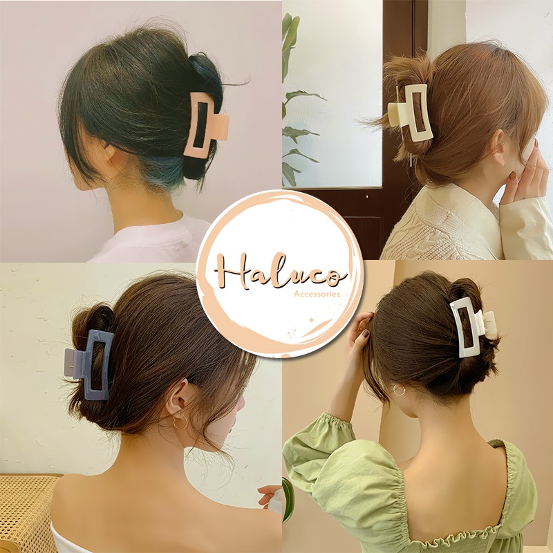 Kẹp tóc càng cua Hàn Quốc hot trend xinh xắn cho nữ Haluco.accessories KT04