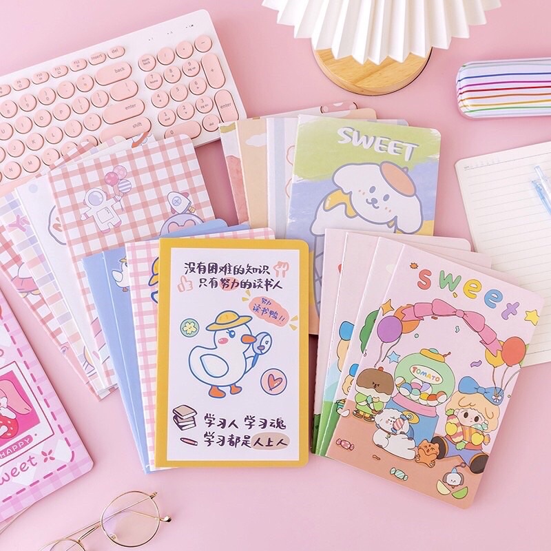 Vở ghi kích thước A5 nhiều mẫu cute