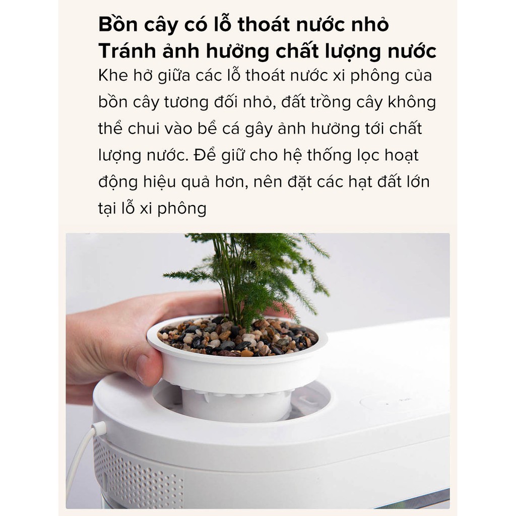 Bể nuôi cá tự độn thông minh Xiaomi HF-JHYG001