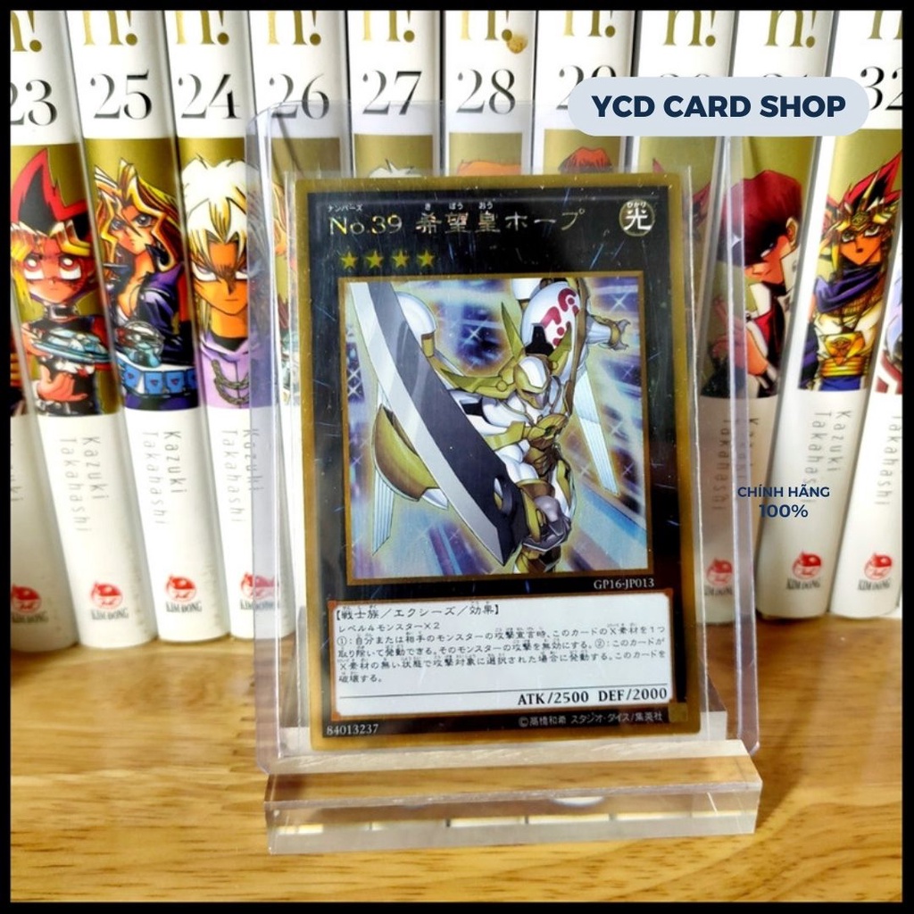 Thẻ bài yugioh  chính hãng Number 39: Utopia   - Gold rare