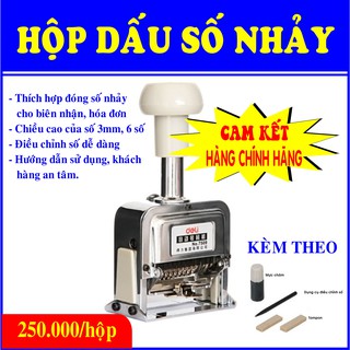 HỘP DẤU SỐ NHẢY ĐÓNG CHO BIÊN NHẬN, HÓA ĐƠN