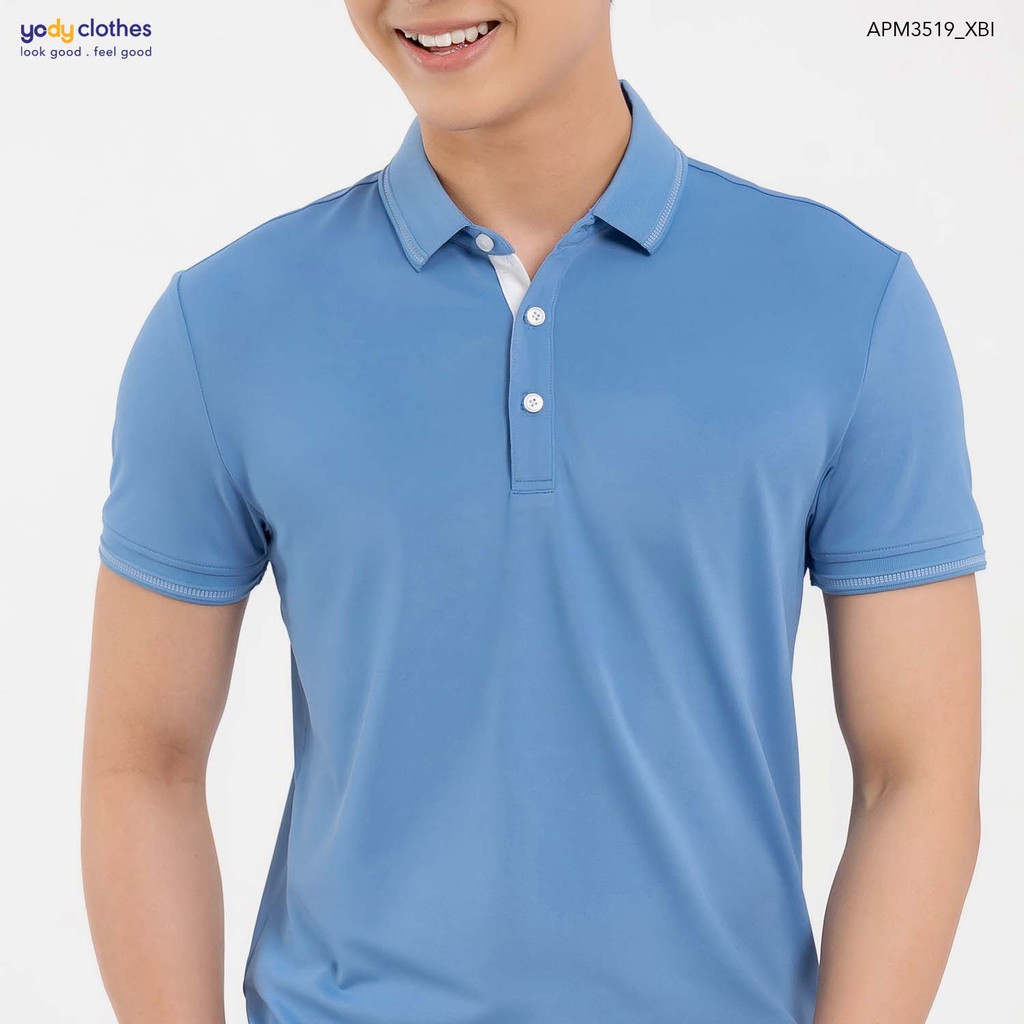 [Mã WABRYODY1 giảm 10% đơn 250K] Áo thun polo nam YODY Coolmax cổ bẻ chất cotton cao cấp siêu mát APM3519