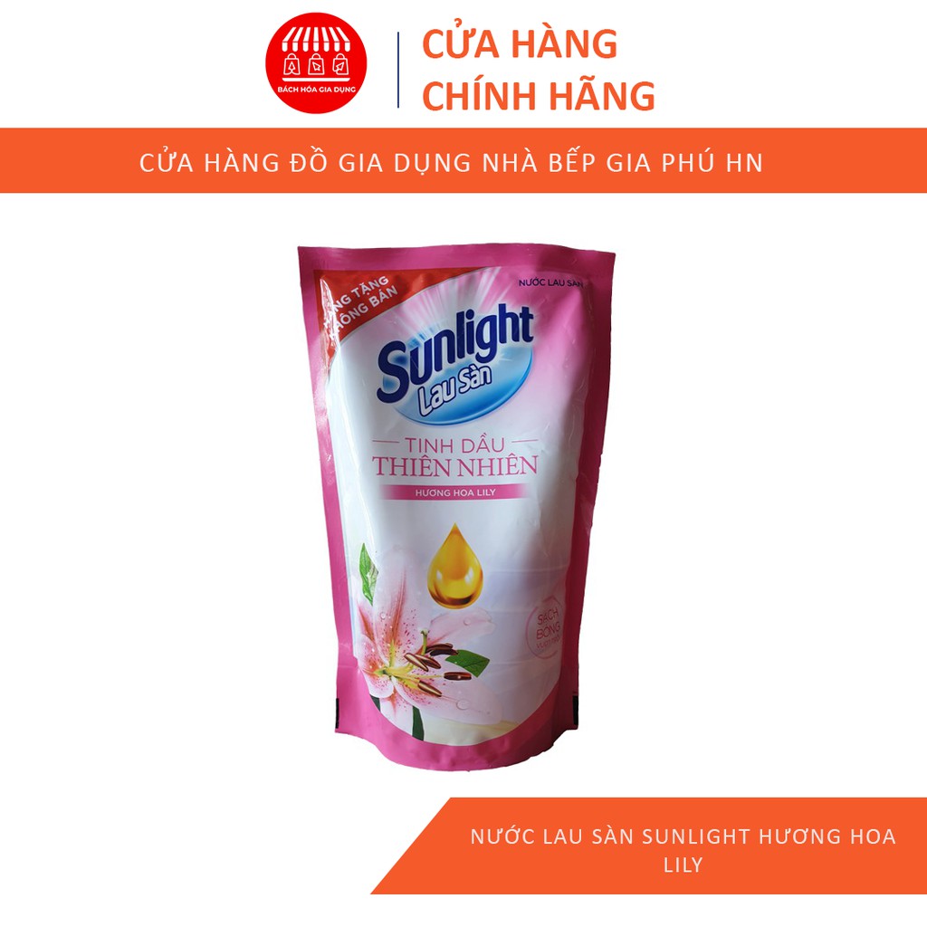 Nước Lau Sàn Sunlight Hương Hoa LI LY (550ml) Chính Hãng