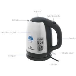 Ấm siêu tốc Bluestone 1.7 lít KTB-3419