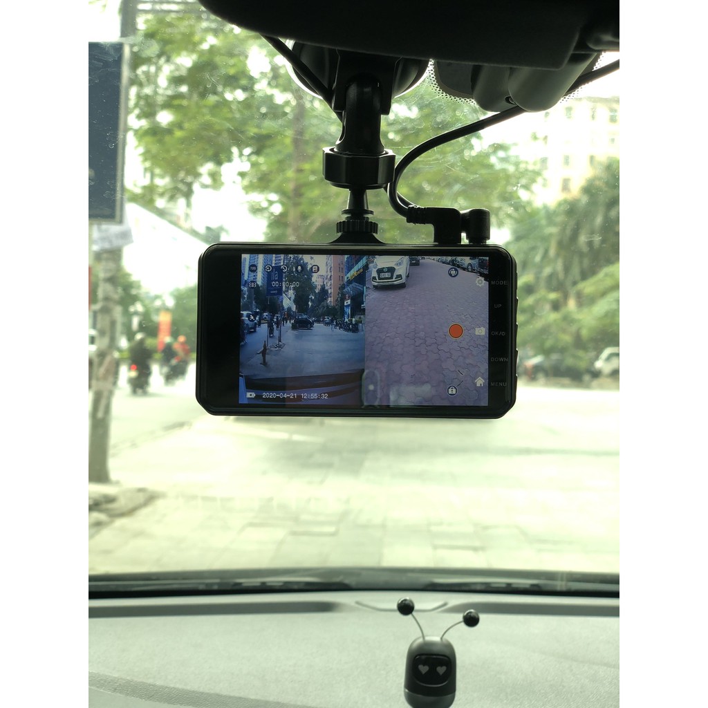 Camera hành trình xe ô tô Dual 2 camera💥Chất lượng Full HD💥 4 inch Car DVR 1080P – BMCar – BM60