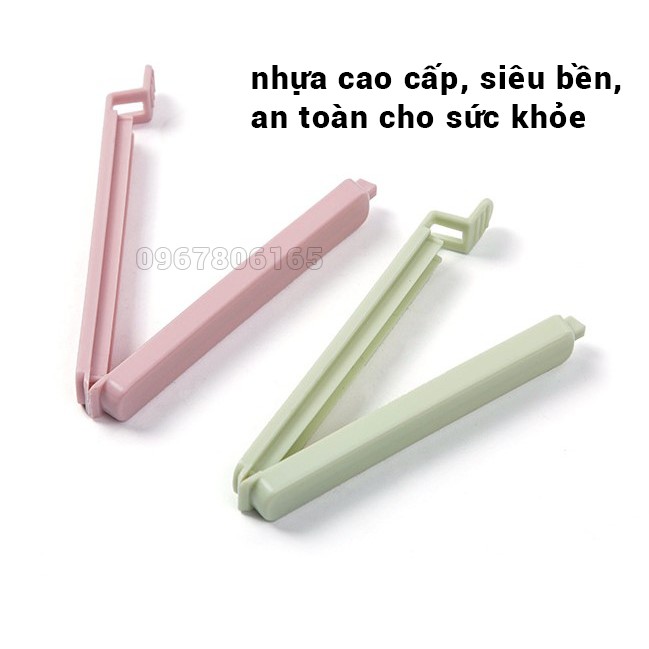 SET 5 kẹp niêm phong túi thực phẩm bằng nhựa cao cấp tiện dụng