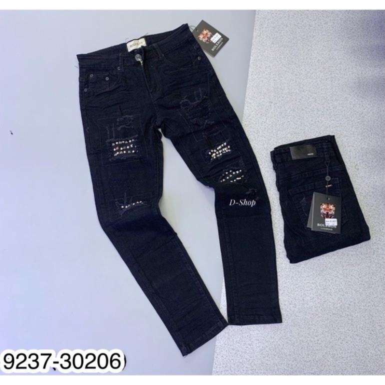 Quần Jean Nam Đính Đá Cao Cấp - Quần Bò Ami Nam Đính Đá