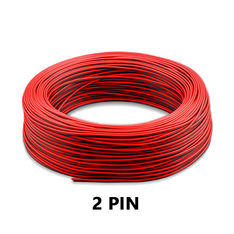 Dây Cáp Đồng Tiêu Chuẩn 22 awg 2pin 3pin 4pin 5pin 6pin Cho Dây Đèn led diy 50m