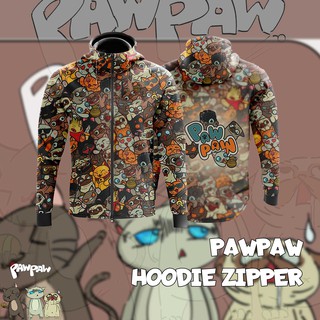 Áo khoác Hoodie Zipper Pawpaw