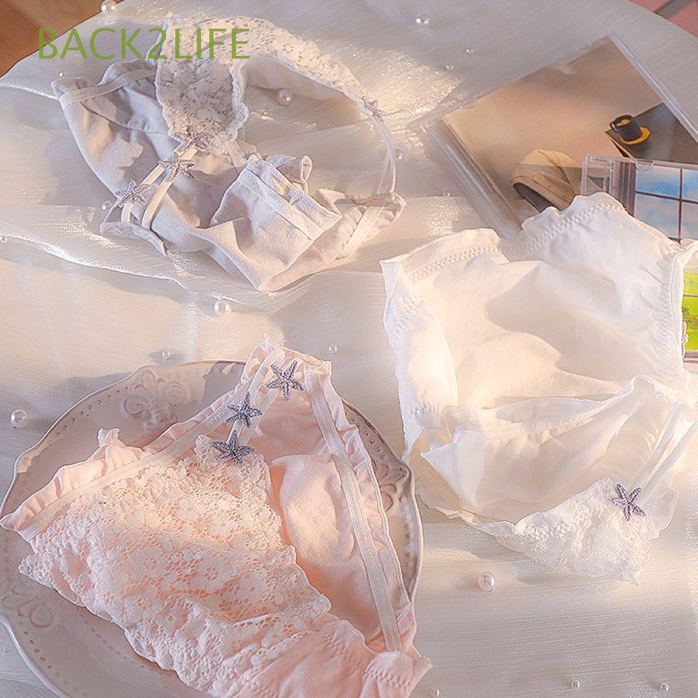 Set 2 Quần Lót Cotton Thoáng Khí Phong Cách Hàn Quốc Cho Nữ