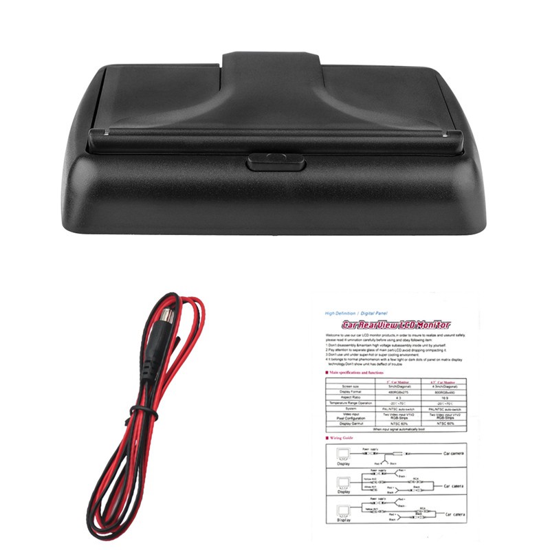 Giá Đỡ Màn Hình Lcd 12-24v 4.3 Inch Có Thể Gấp Gọn Tiện Dụng Cho Xe Hơi / Xe Tải | BigBuy360 - bigbuy360.vn