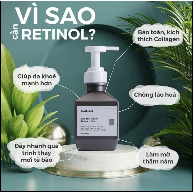 Lotion Royal Retinol B22 - The Matrix Retinol 1.5% (200gr)