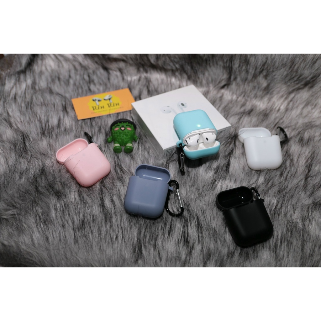 [Tặng dây móc treo] Ốp Airpods2 Silicon bảo vệ dành cho tai nghe AirPods 2 Pro,PRO 4  [mẫu mới 2020]