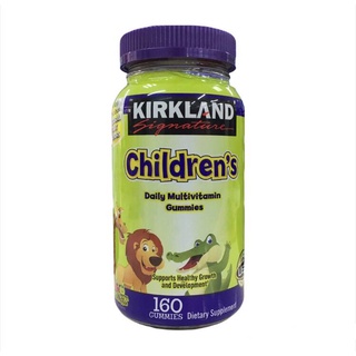 Kẹo Dẻo Bổ Sung Vitamin Tổng Hợp Cho Bé Kirkland Children's Multivitamin Gummies 160 viên [date 09/2022]