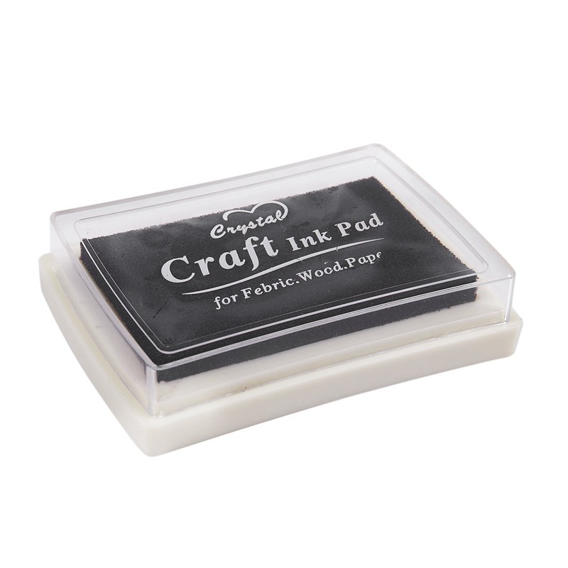 Hộp mực in dấu tay màu đen không độc hại chất lượng cao