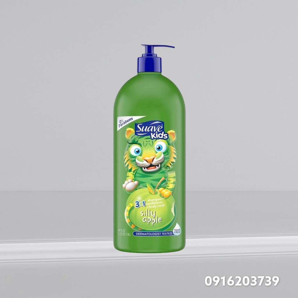 Sữa Tắm Gội cho bé Suave Kids 3in1 532ml + 1800ml