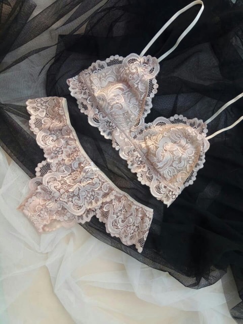 [ẢNH THẬT] SET BRALETTE CHÂN REN - Thiết Kế Cao Cấp | BigBuy360 - bigbuy360.vn