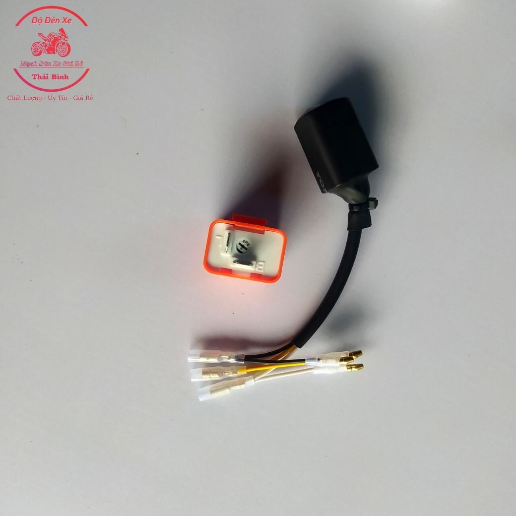 Mạch hazard raider satria, Mạch ưu tiên kèm cục chớp điện tử lắp như zin trên công tắc zin