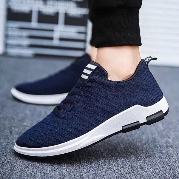 Giày Sneaker Nam Vải Xước Cao Cấp Cực Nhẹ V88