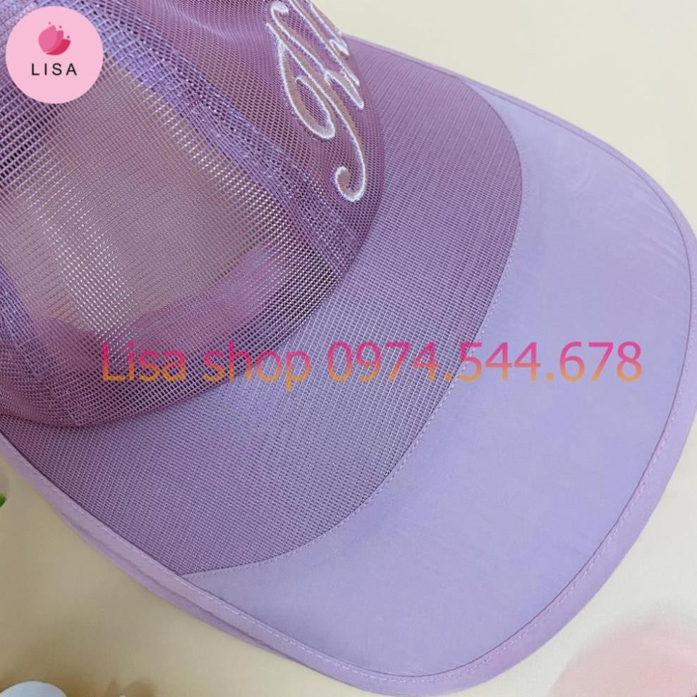 [FREESHIP- HÀNG LOẠI 1] Mũ Lưỡi Trai Thời Trang Cho Nữ, Nón Lưỡi Trai Đi Nắng Có Lưới Thoáng Mát, mẫu M7