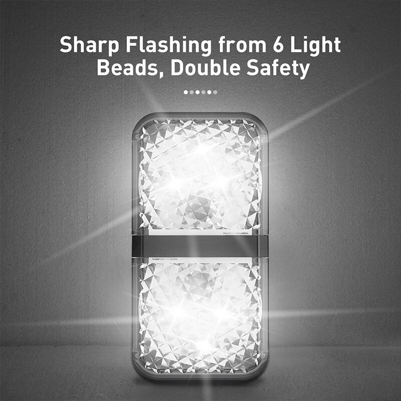 Bộ đèn cảnh báo mở cửa tự động dùng cho xe ô tô Baseus Door Open Warning Light