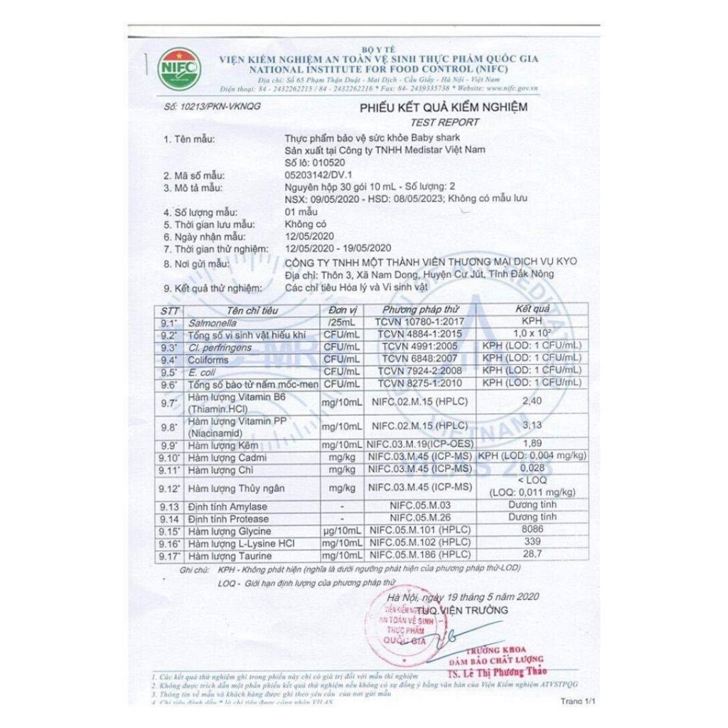 Siro BABY SHARK cho bé Ăn Ngon Ngủ Ngon, Cao Lớn, Thông Minh, Hết Biếng Ăn- FREE SHIP- Hộp 30 gói