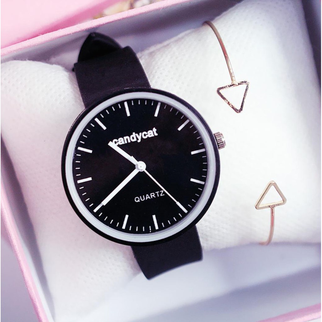 [CỰC ĐẸP] ĐỒNG HỒ NỮ DÂY CAOSU CANDYCAT NHIỀU MÀU PHONG CÁCH HÀN QUỐC | BigBuy360 - bigbuy360.vn