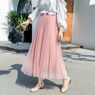 Chân váy ren đính ngọc_chân váy ren công chúa