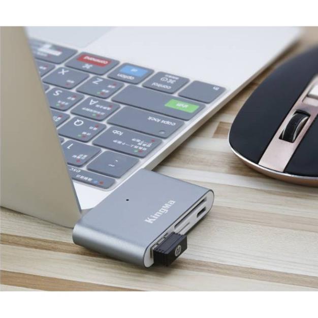 Đầu đọc thẻ nhớ đầu USB Type-C 3.0 Kingma