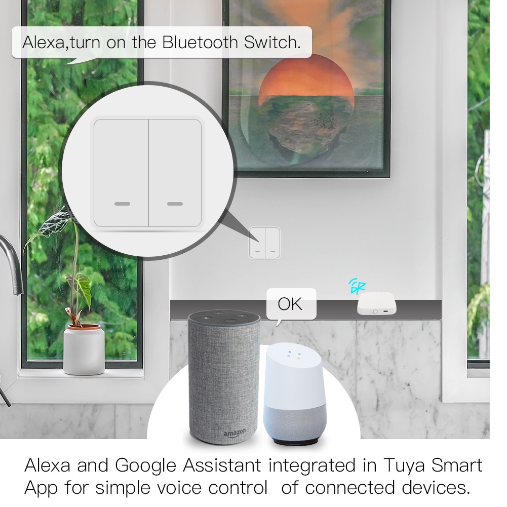 Thiết Bị Phát WiFi Thông Minh MOES Tuya Chuyên Dụng Cho Alexa Google Home
